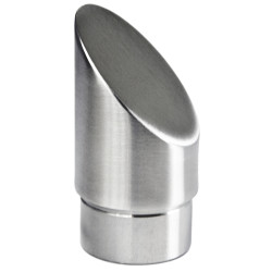 Ukončenie na trubku ø 42,4 mm, brúsená nerez AISI 304 Ukončenie na trubku ø 42,4 mm, brúsená nerez AISI 304